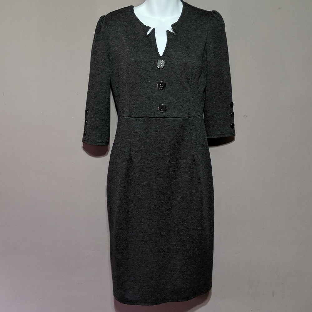 Women Retro 3/4 Sleeve Pencil Dress